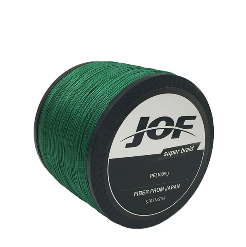 

Amazon 4 Stands Weaves Super Strong Colorful JOF PE 1000m braided fishing line