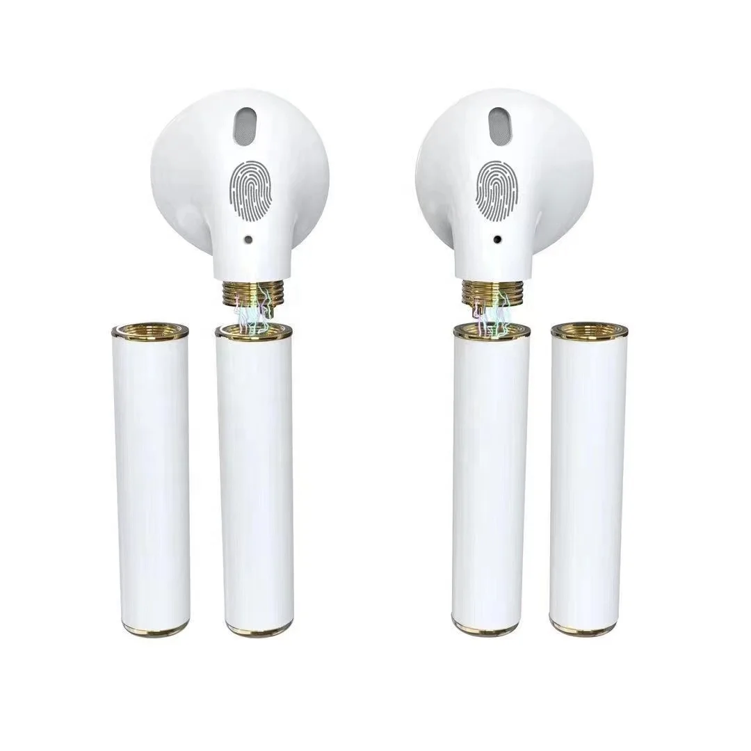 

Ready to ship F68TWS wireless earphone rename GPS siri airpoders 2 airpots earphones, White/black