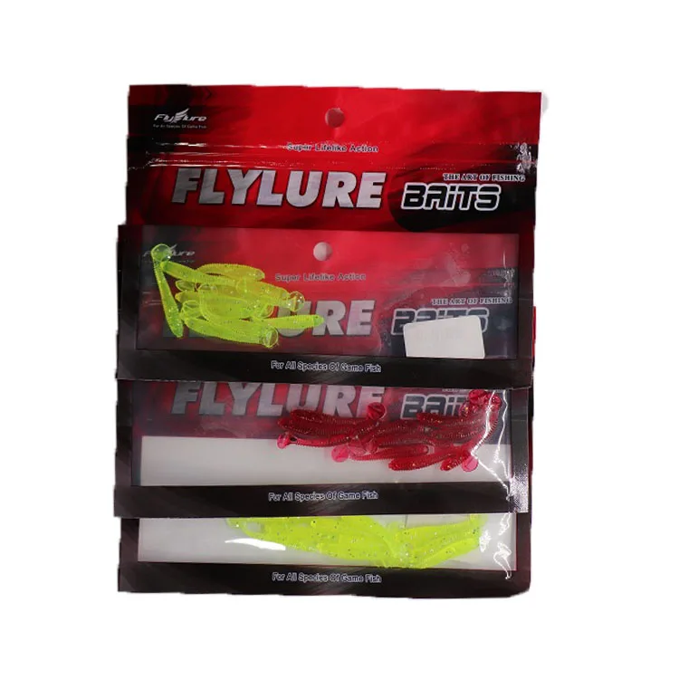 

FLYLURE 40mm fishlure soft bait tail sea bass fishing lures soft lure artificial worm lures soft baits