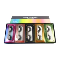 

1 pair of 17mm long 5D thick false eyelashes / Mink / 1 pair of single set / customizable