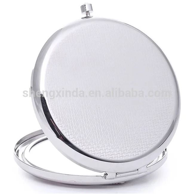 Wholesale Antique Silver Color Metal Jeweled Compact Mirror Buy Metal