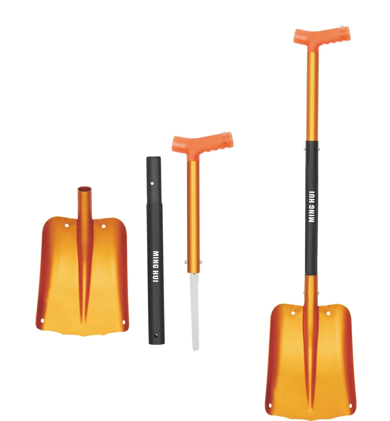 Aluminum Lightweight Snow Shovel For Car Outdoor Camping Avalanche