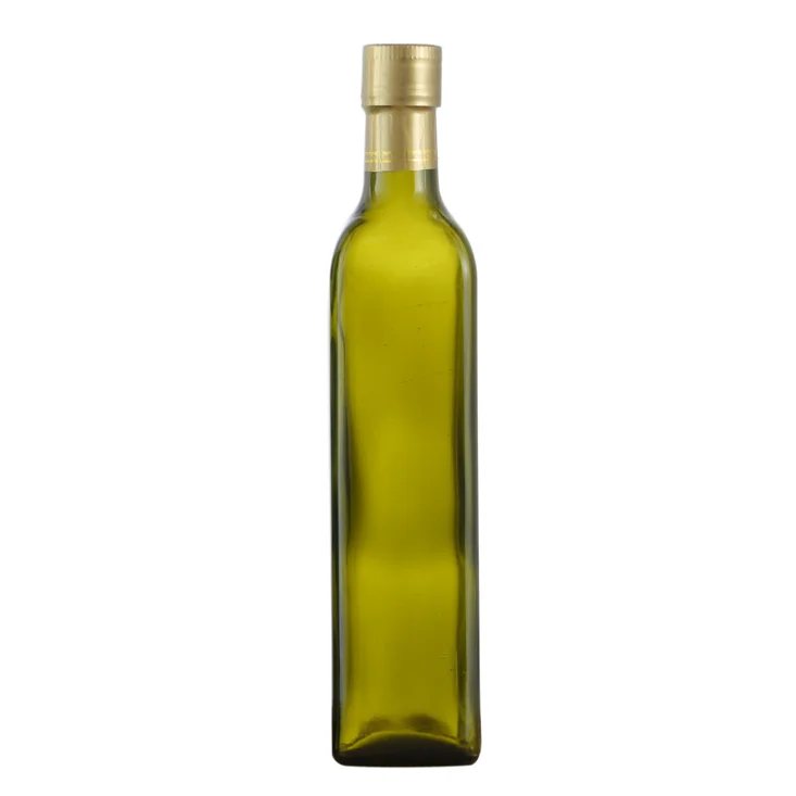 

Cheap Price Empty 100ml 250ml 500ml 750ml 1L Clear Square olive oil glass bottle with lid