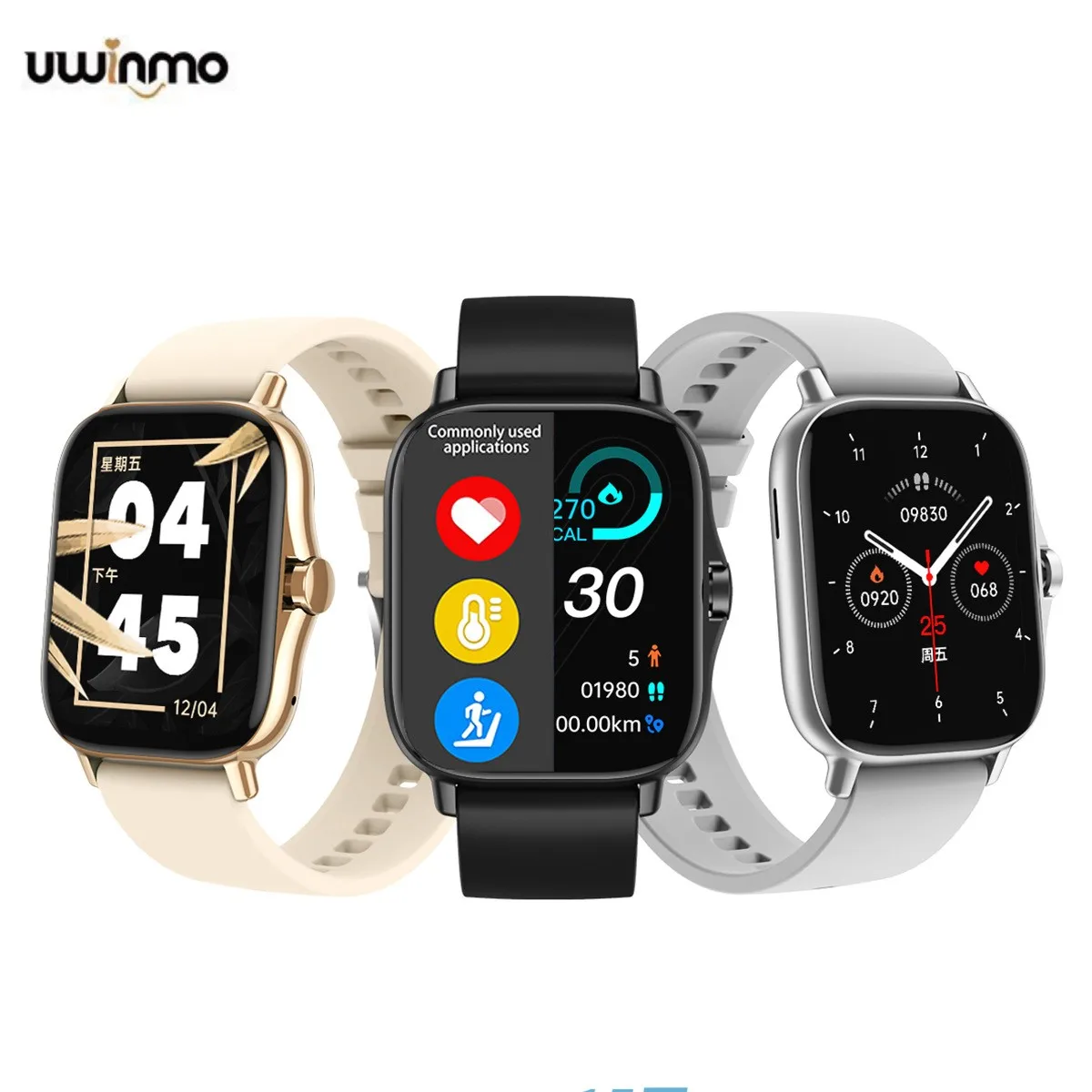 

1.63 inch men women multifunctional bluetooth bracelet heart rate blood oxygen call watch DW11 smart watch