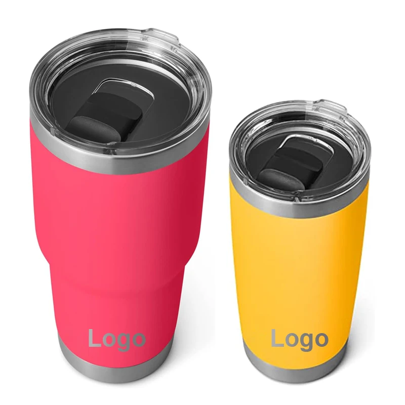 

30 oz 20 oz YEtys Custom Logo Stainless Steel Yeticoolers Coffee Travel Mug Cups Vacuum Insulated Tumblers with Magnetic Lid