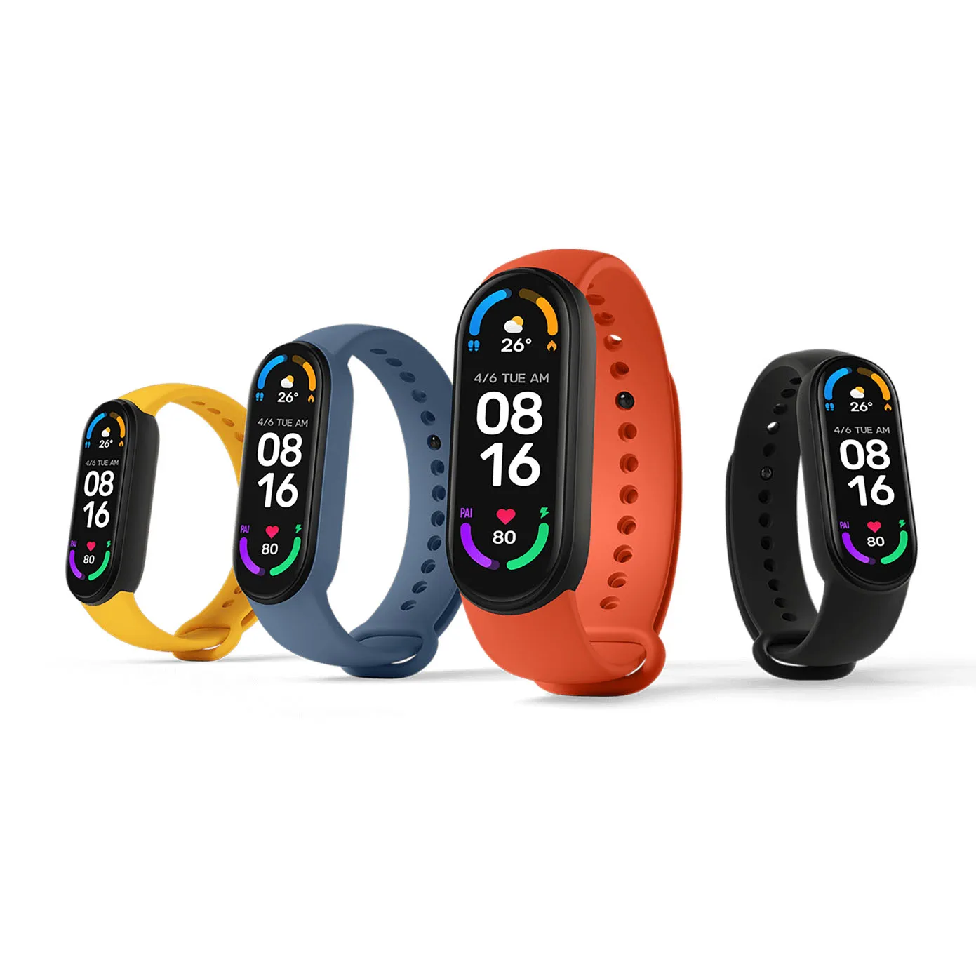 

Original mi band 6 Smart Wristband 1.56 inch AMOLED Screen Support English Smartwatch Mi Band 6