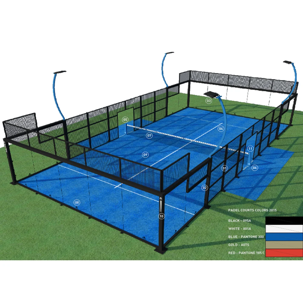 

2021China Outdoor Paddle Tennis Court Supplier