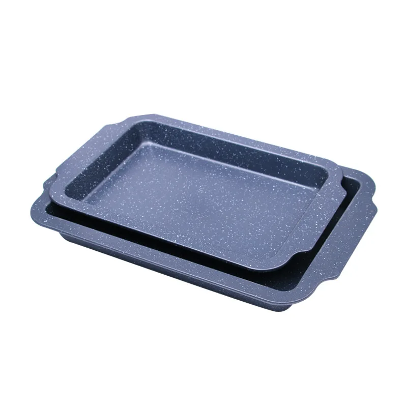 

1pc 36 40cm rectangle pizza bread cake oven tools manufacturer baking dish and pan, As picture