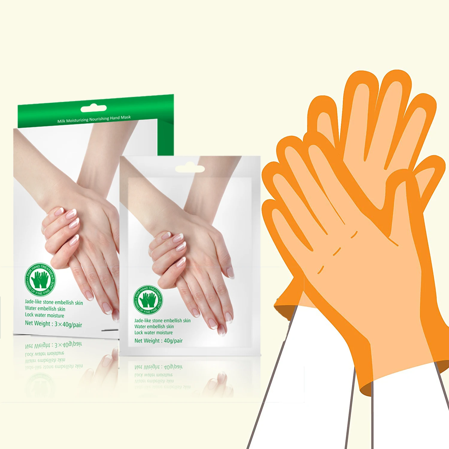 

Collagen Gloves Hydrating Skin Care Whitening Moisturizing Hand Mask for Hand Repair