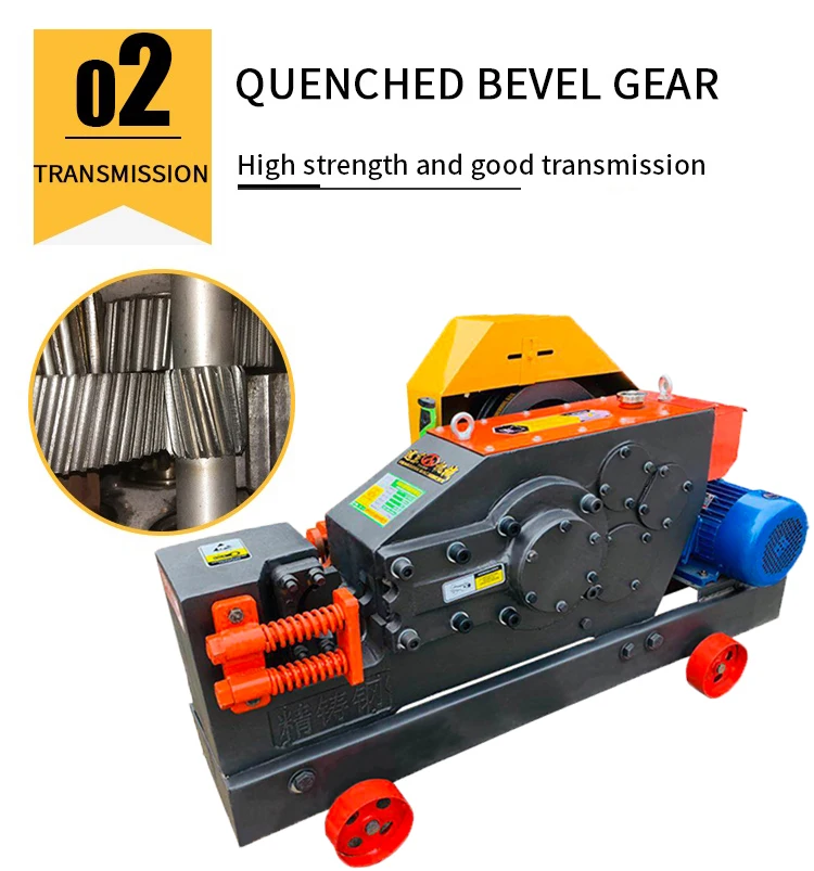 Round Flat Angle Manual Rebar Cutting Machine 4kw 380v Iron Bar Rebar