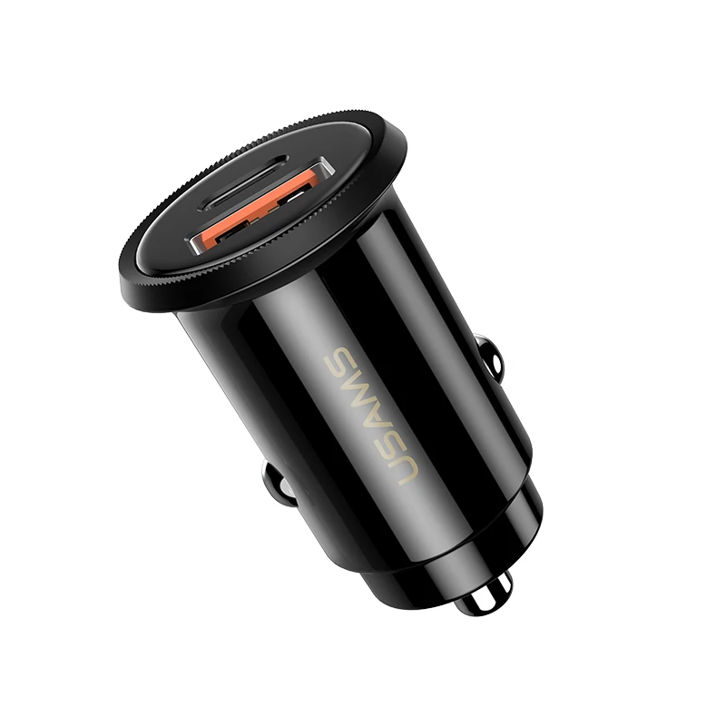 

USAMS US-CC086 C12 QC4.0+PD3.0 Fast Charging Car USB Charger