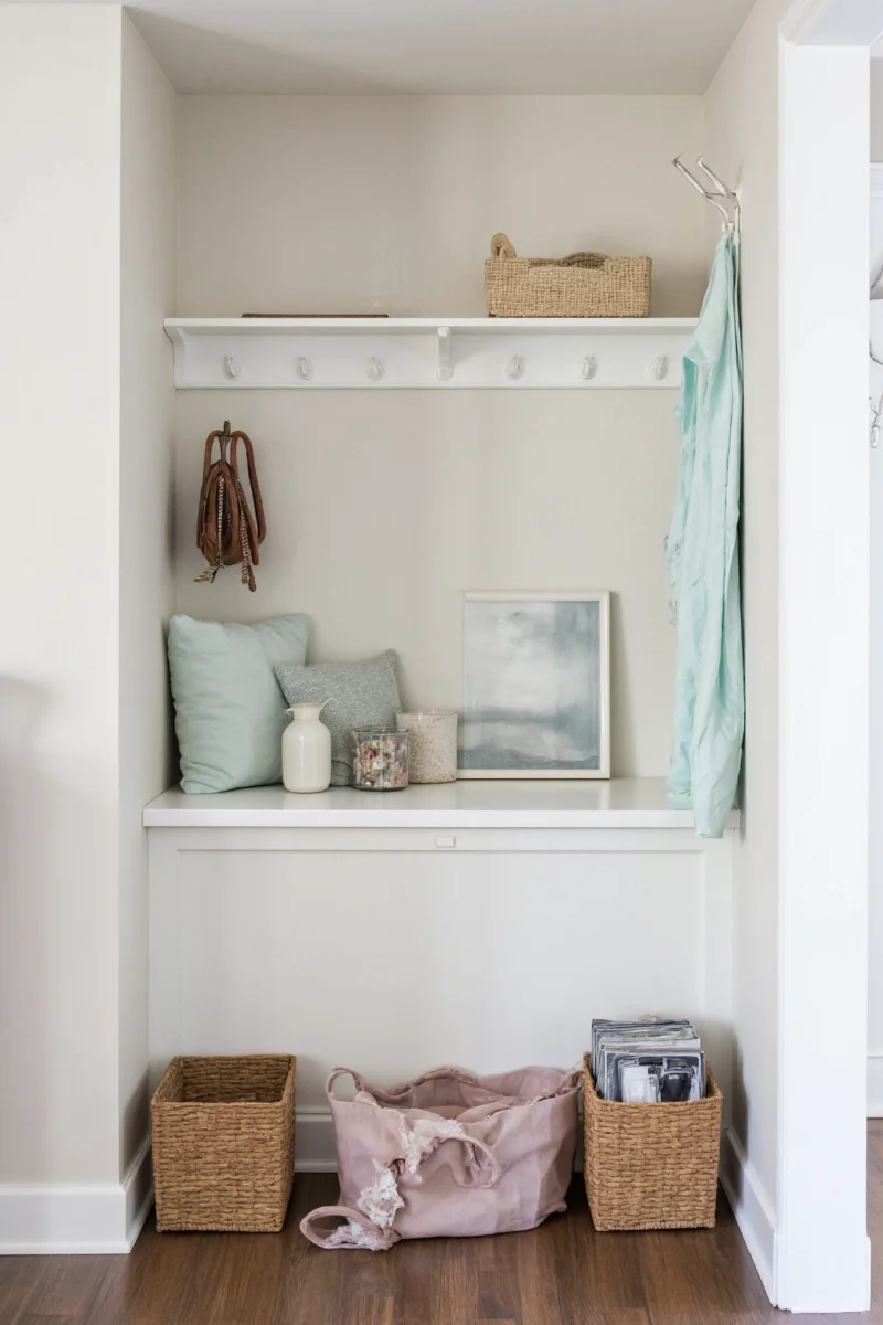 Visual examples of different mudroom pantry styles
