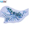 Custom Large Size Chinese Sequins Applique Embroidery Flower Patches Buyer