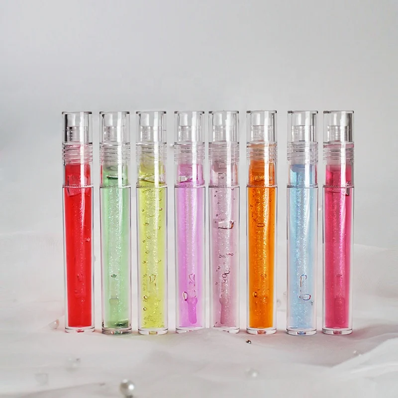 

New colorful lip gloss moisturizing long lasting lip oil with private label