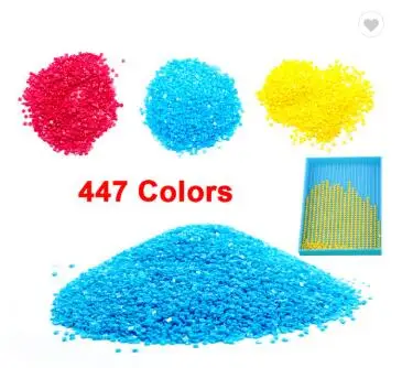 
Wholesale 447 color can choose Round / square stone 5D DIY Diamond Paintings Accessory Cross Stitch Diamond Mosaic Embroidery 