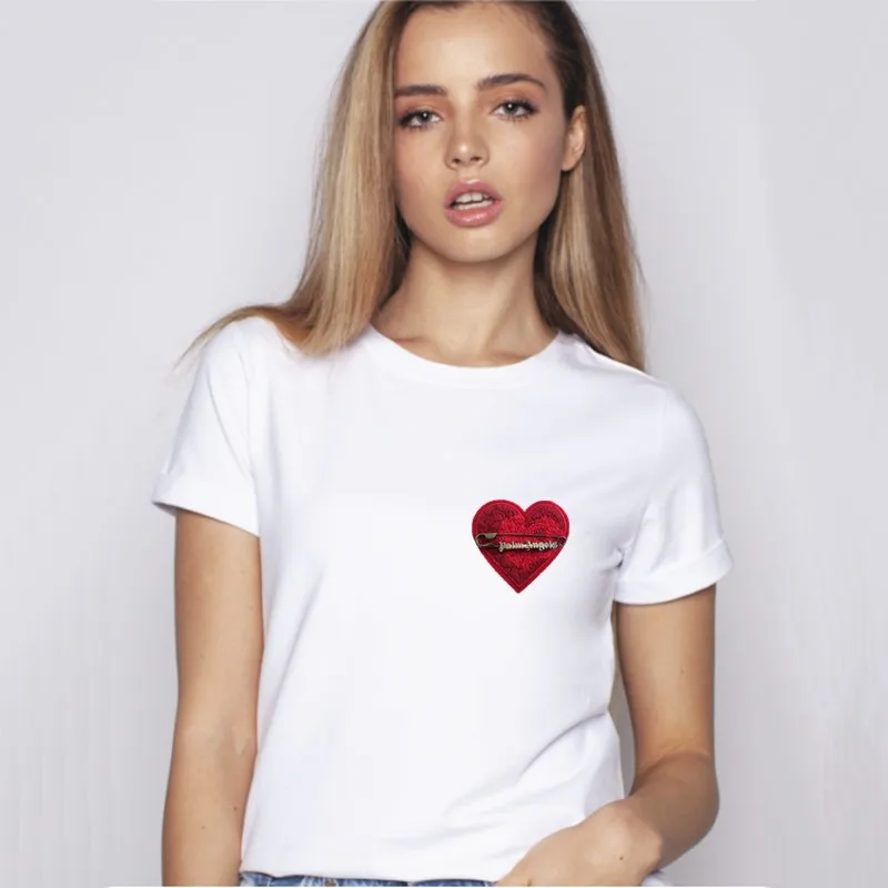 

2020 New arrival women o neck short sleeve floral print summer slim cotton ladies t shirts