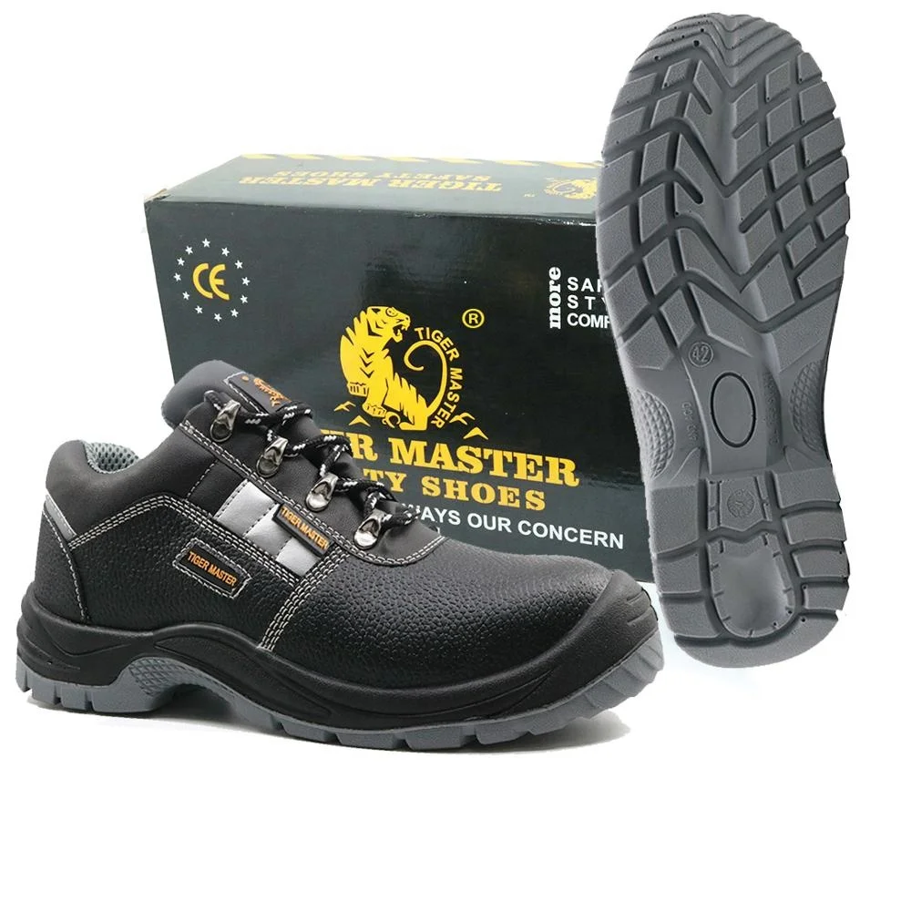 
Hot sales black leather anti static waterproof steel toe industrial safety shoes s3  (62251831346)