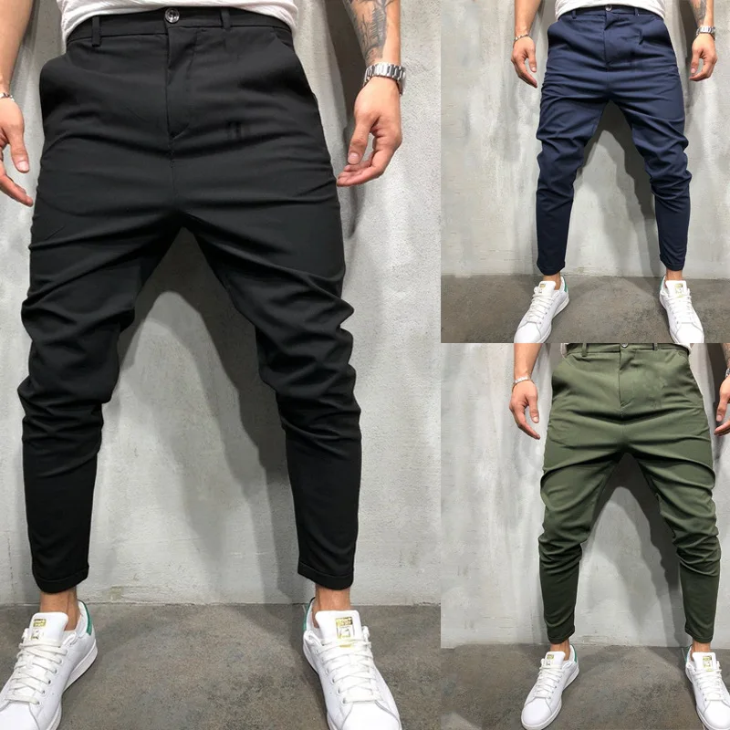 

Custom Wholesale Mens Slim Fit Joggers Track Pants casual trousers men