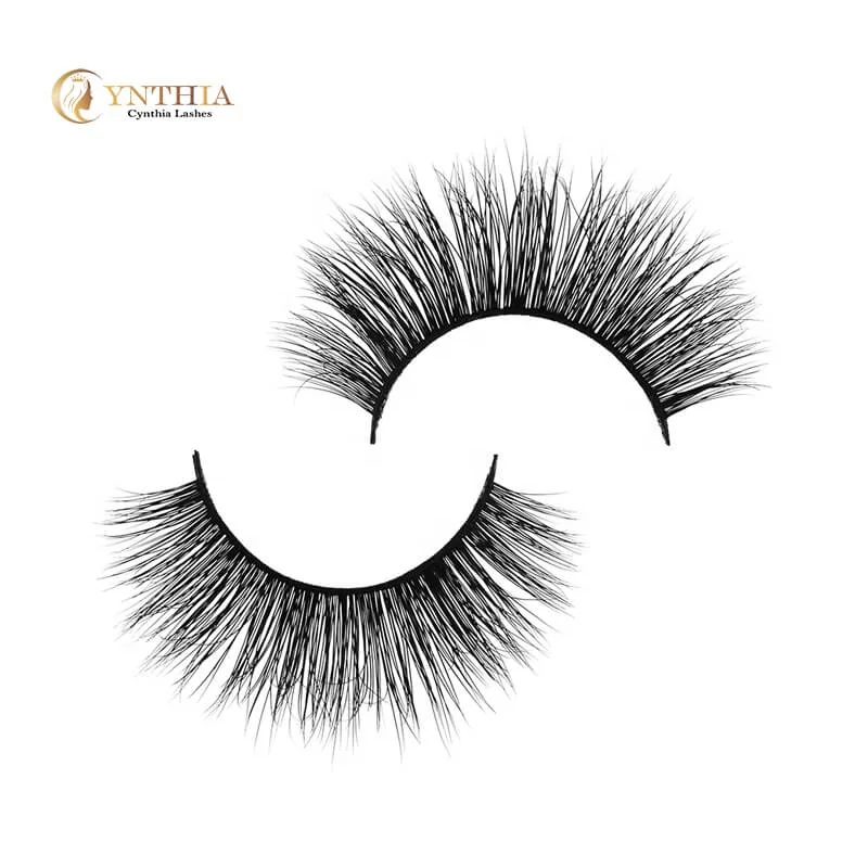 

Wholesale Private Label Eyelashes With Custom Eyelash Packaging Box wholesale hand made full strip lashes eyelashes mink, Black color