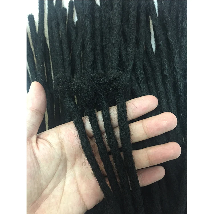 

[50% OFF] [HOHO DREADS] Factory direct 18/0.6cm cheap black faux locs afro kinky synthetic braiding hair crochet dreadlocks