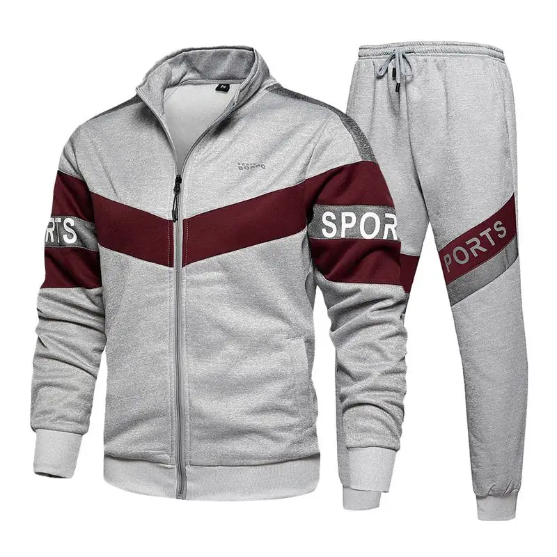

2022 winter custom logo 100% cotton hoodie two piece paisley stacked slim fit jogging set, Customized color