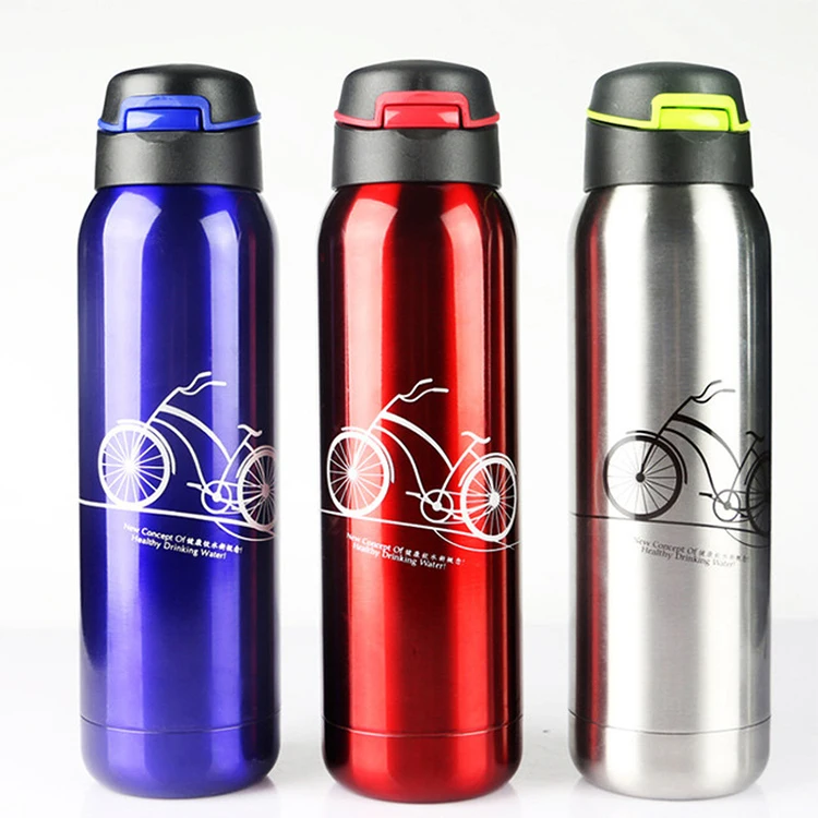 

Product Ideas Portable Bicycle Straw Bottle Double Stainless Steel Vacuum Flask 500ml Travel Outdoor Sports Cup