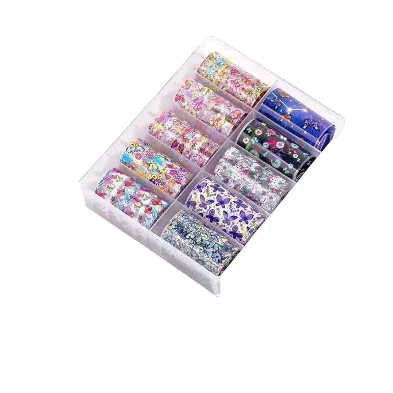 

2021 NO.55 Factory Butterfly Foil Nail Foil for Nail Art Sticker Nail Art Decoration