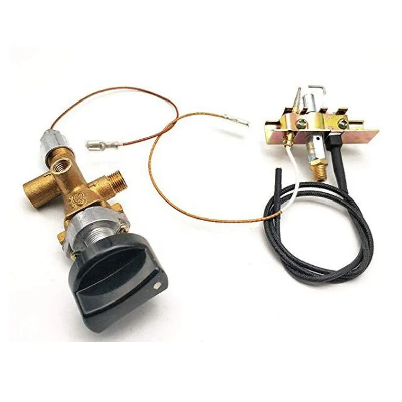 Lpg Pilot Burner Fire Pit Main Control Brass Safety Valve Fireplaces
