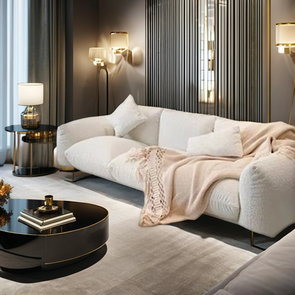 Custom Modern Luxury Chesterfield Chesterfield Sofa 1 2 3-Seater Sofas Comfortable Thick Cushion Hotel Living Room Villa Modular