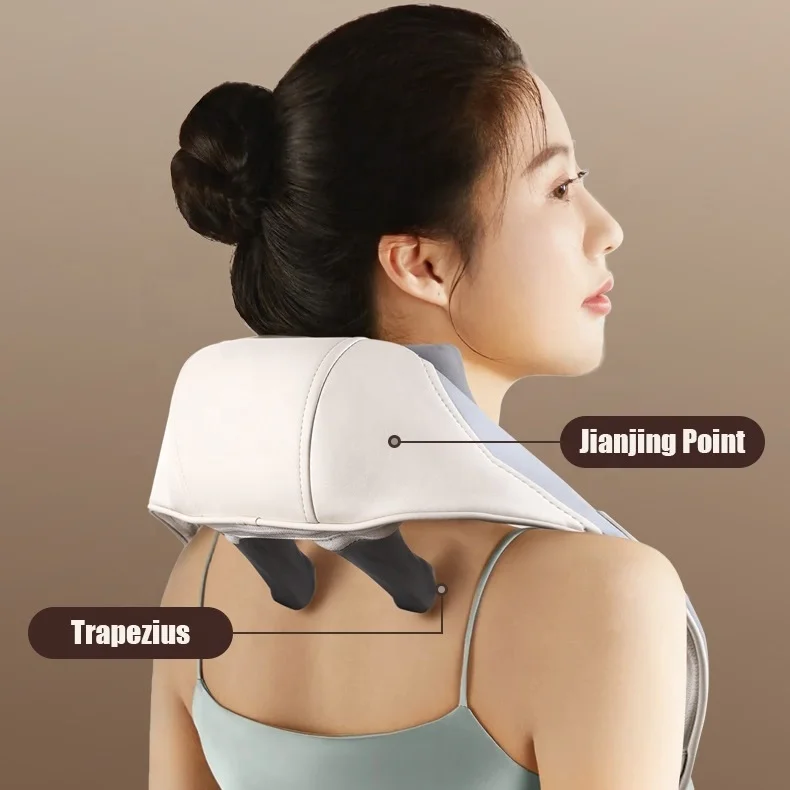 

Top Selling Wireless N5 Mini Deep Tissue Kneading Neck Massager with Hand Free Design Hand Shaped Finger Simulating Massager