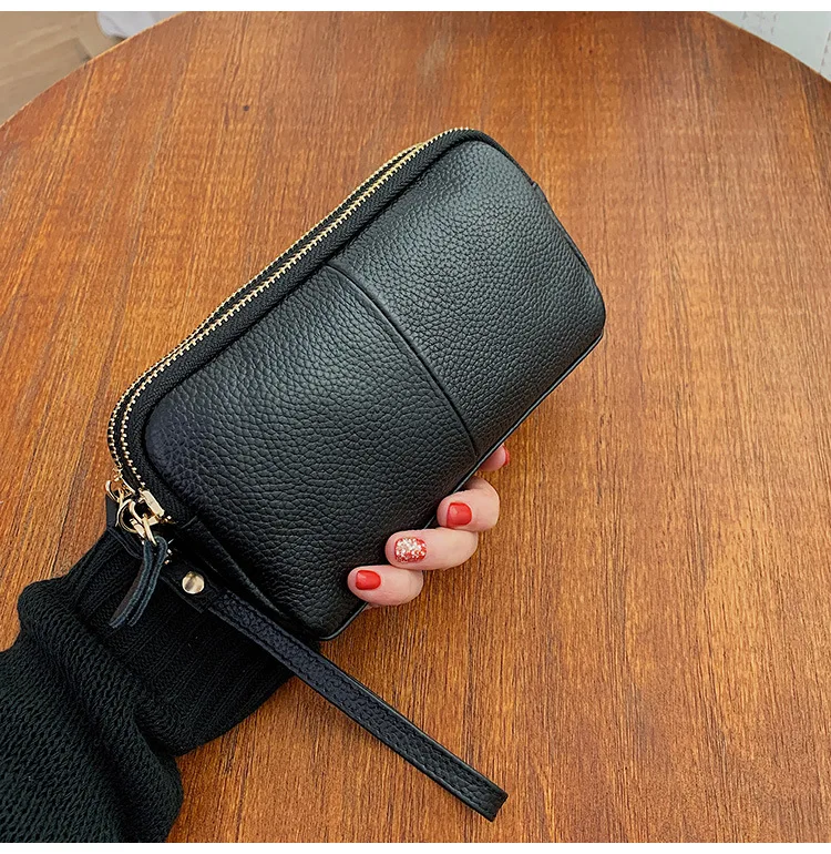 

Bagsplaza Women Luxury Handbags Designer Pure Genuine Leather Evening Bags Ladies Clutch Bag