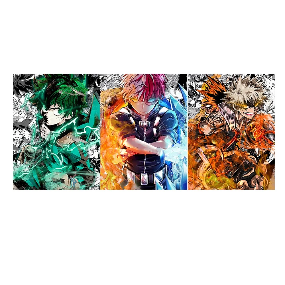 My Hero Academia 3D Posters An