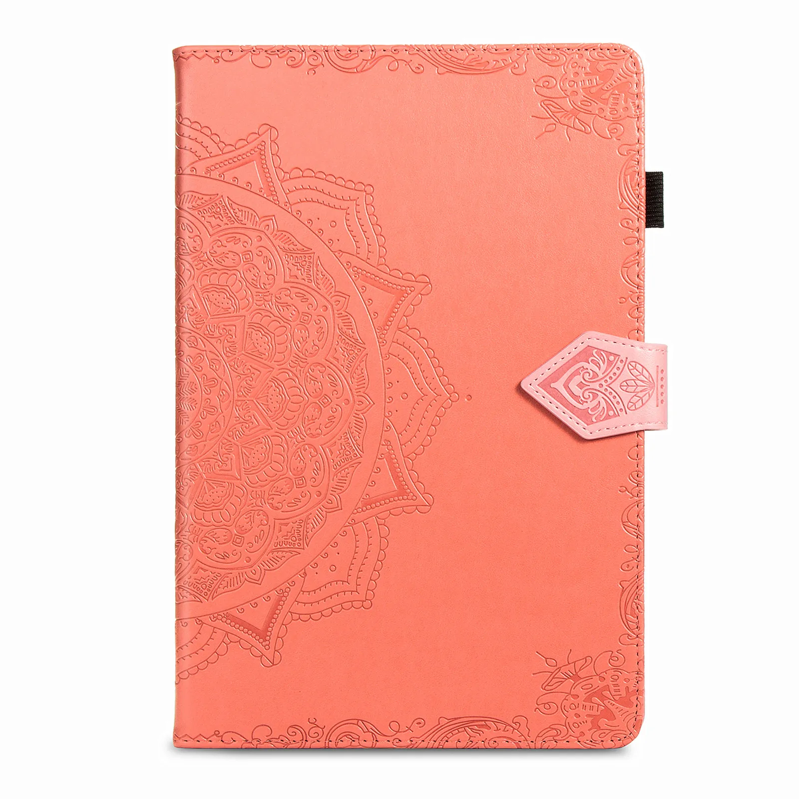 

Tablet Accessories Mandala flower Emboss Flip Wallet Tablet Leather Case For Galaxy Tab S6 lite P610 P615