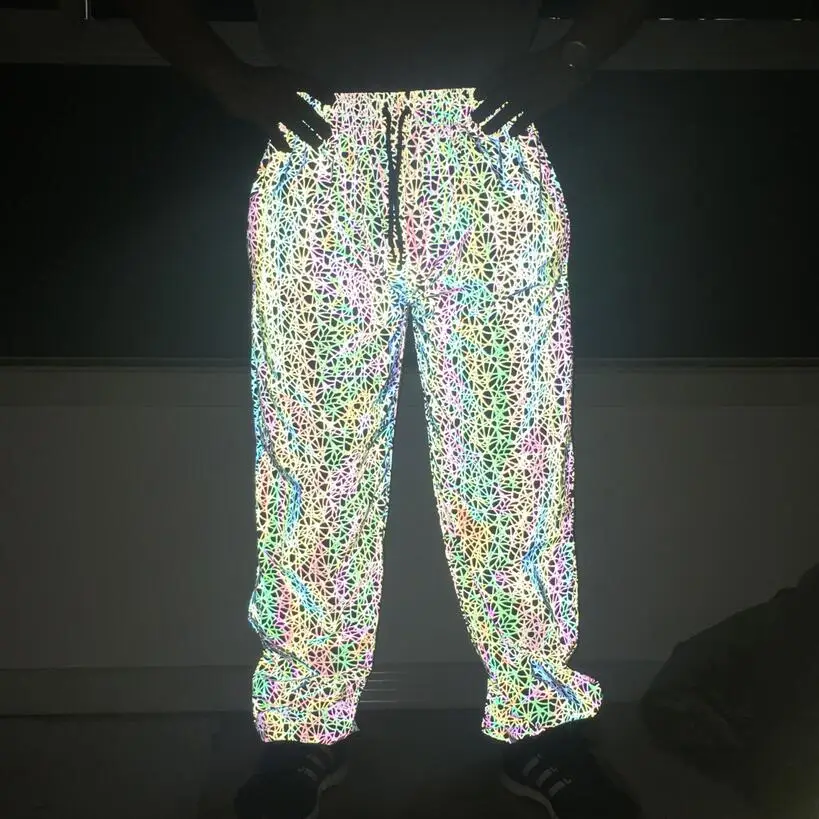 

Factory Wholesale Hot sale men's reflective cargo pants