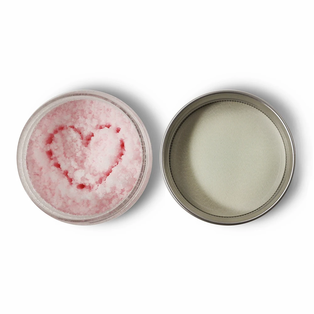 

Wholesale Custom Label Whitening Deep Cleansing Sugar Organic Pink Pure Himalayan Salt Fruit Strawberry Face Body Scrub
