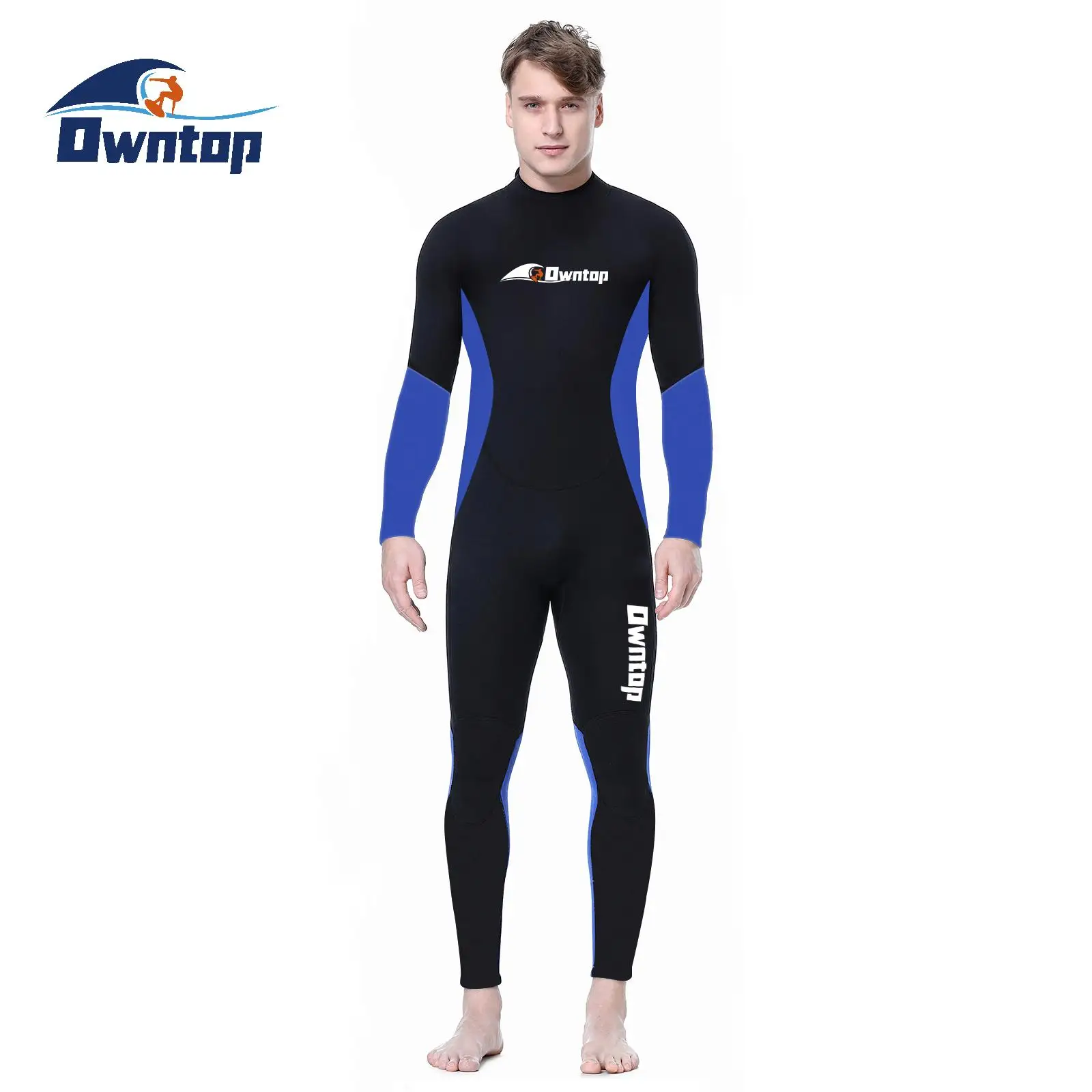 

3mm Back Zip Neoprene Snorkeling Swimming Suit Diving Surfing Wetsuit for Men, Picture shows/customization