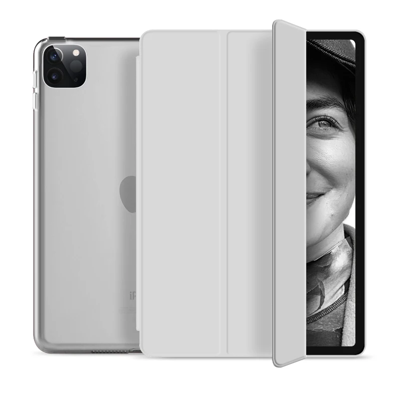 

Transparent Lightweight Smart Stand Case for iPad Pro 11 2020