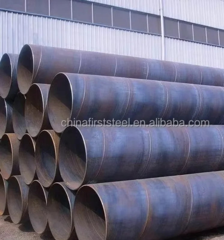 Large Diameter S235JR S275JR Spiral Welded Steel Pipe Different Wall Thickness