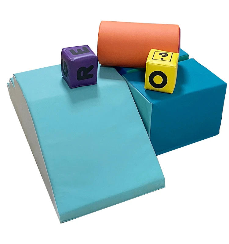 

soft play indoor playground Five Piece Foam soft play blocks for Toddlers for kids children, All colours
