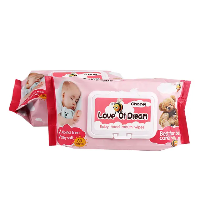 

Oem custom logo print eco friendly facial cleansing portable wet tissues