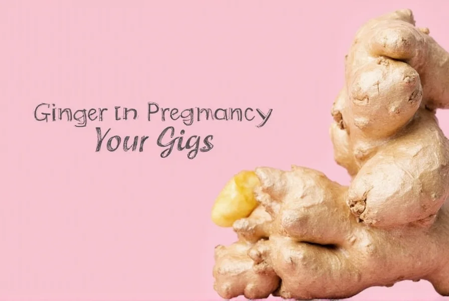 Various forms of ginger for pregnancy nausea