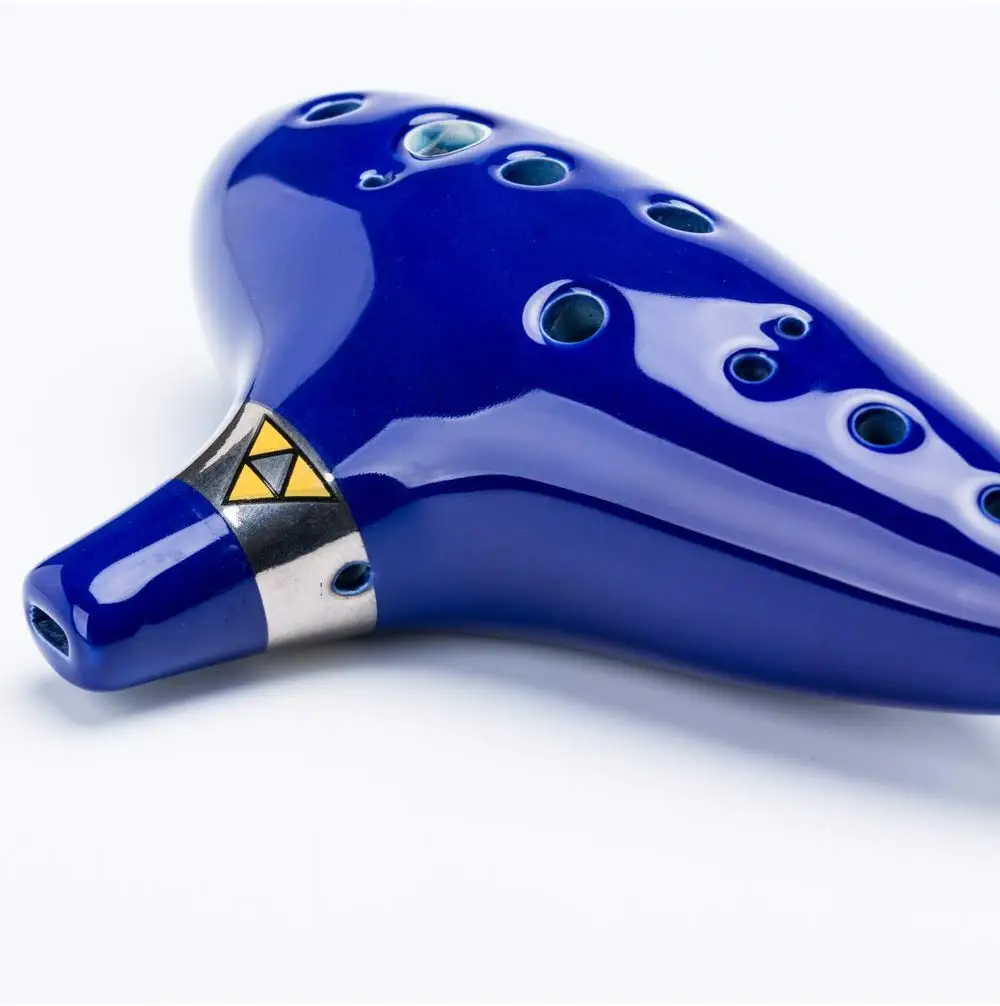 Brand New Legend Of Zelda Ocarina Of Time 12 Hole Alto Triforce Link