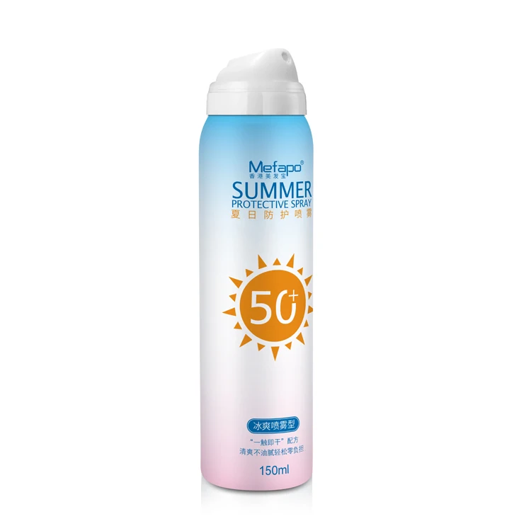

Anti UV sunblock spf 50+ skin care product wholesale manufacturer whitening continuous sunscreen spray in stock