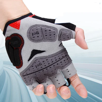 

Gemcharm Mountain Bike Electric Scooter Shock Absorption Outdoor Sports Equipment Bicycle Half Finger Gloves