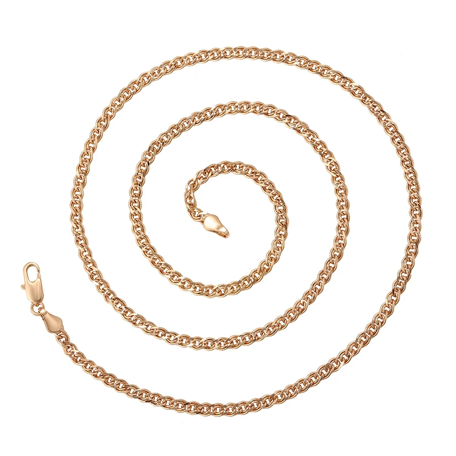 

46136 xuping 2020 jewelry fashion women design 18k gold plated chain necklace