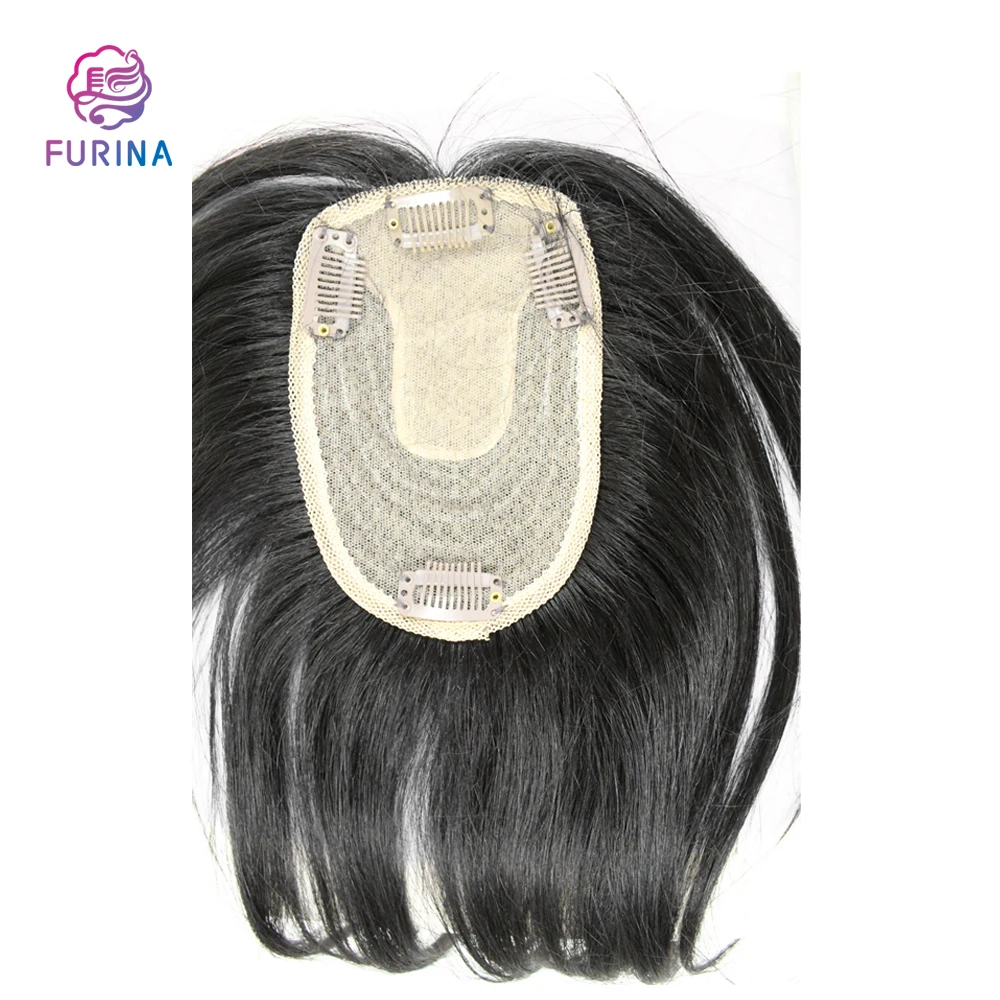 

Wholesale 9*14 100% Virgin Human Hair Women Toupee 150% Density Slik Base Hairpiece Topper for Women, Pic showed/pure color/ombre color