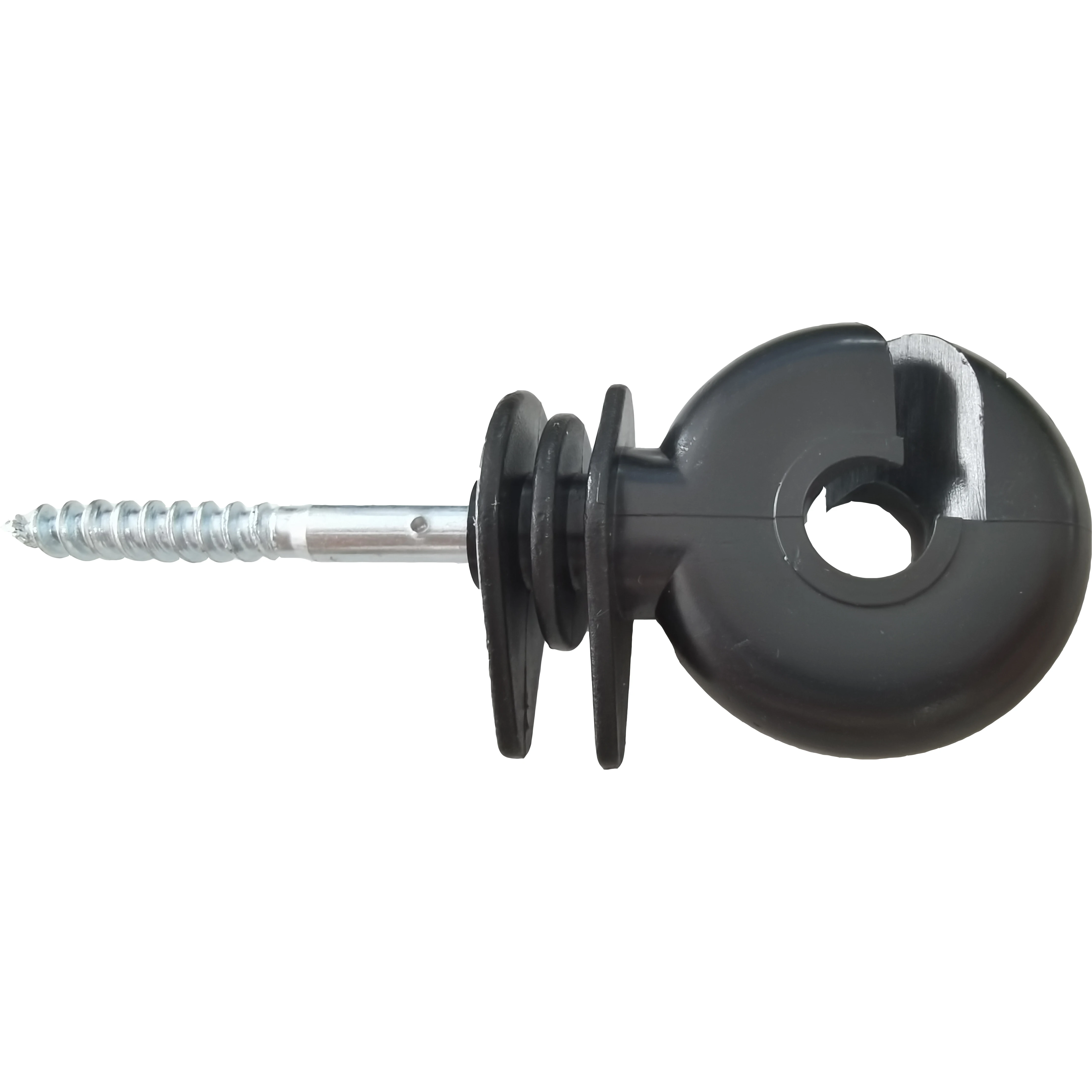 

Cheap electric fence Ring insulators, Black