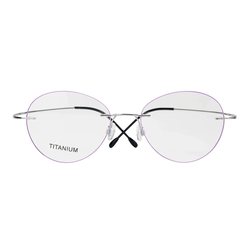 

Beta titanium optical frames round eyeglasses frames for daily and computer