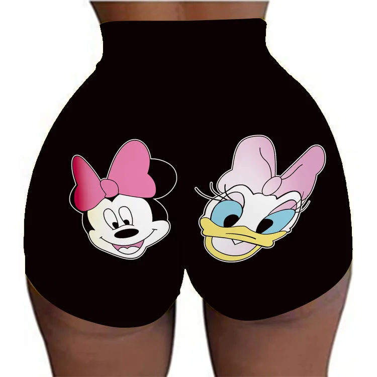 

High Waist Workout Biker Yoga Stretch Running Exercise Shorts Athletic Shorts Leggings Pants Women Snack Shorts