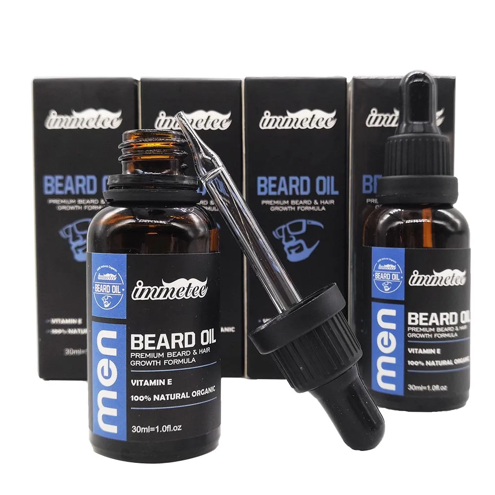 

Private Label Beard Growth Oil set 100% Natural Beauty Moisturizing Beard Care Essential Beard Oil for Men